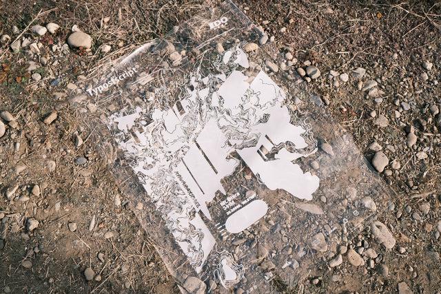 Typostscript® “透明スケルトンシート”