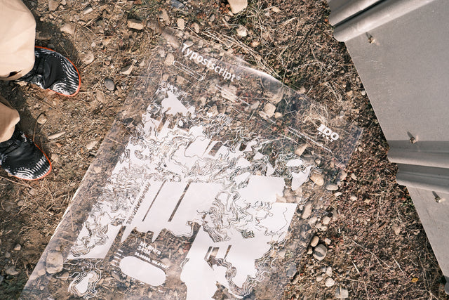 Typostscript® “透明スケルトンシート”