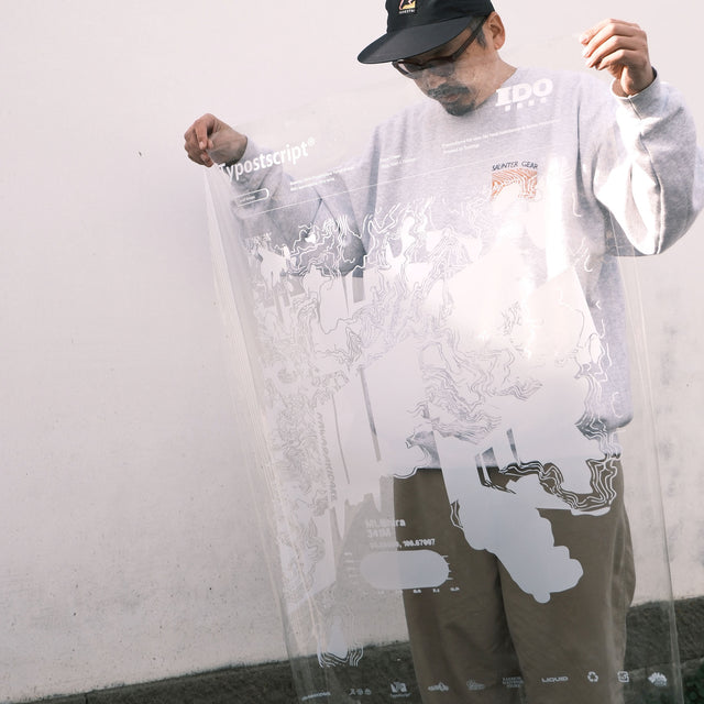 Typostscript® “透明スケルトンシート”