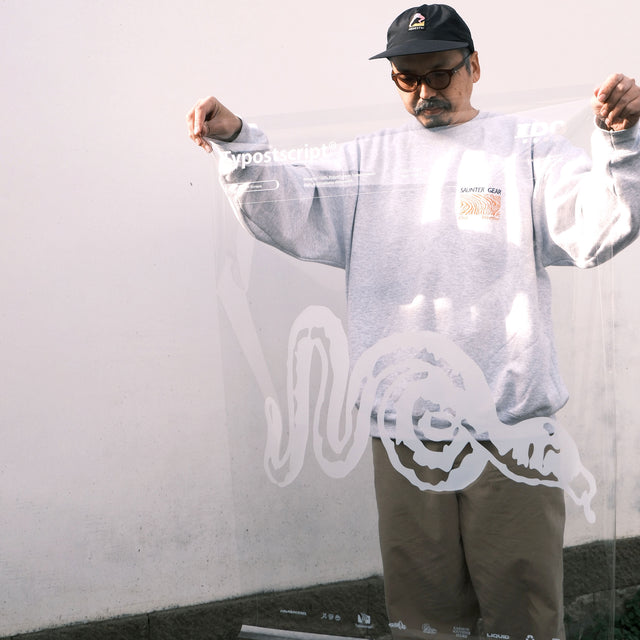 Typostscript® “透明スケルトンシート”