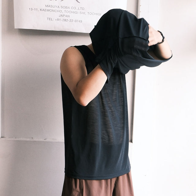 303 "BASE LAYER -TANK-" -BLACK-