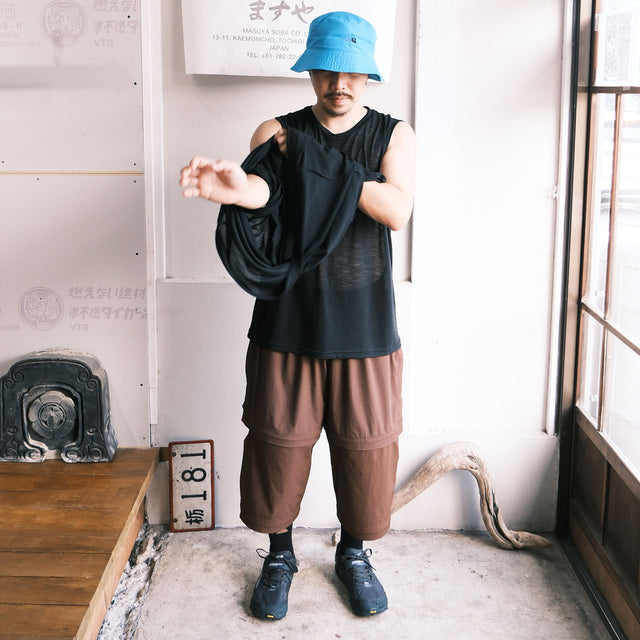 303 "BASE LAYER -TANK-" -BLACK-
