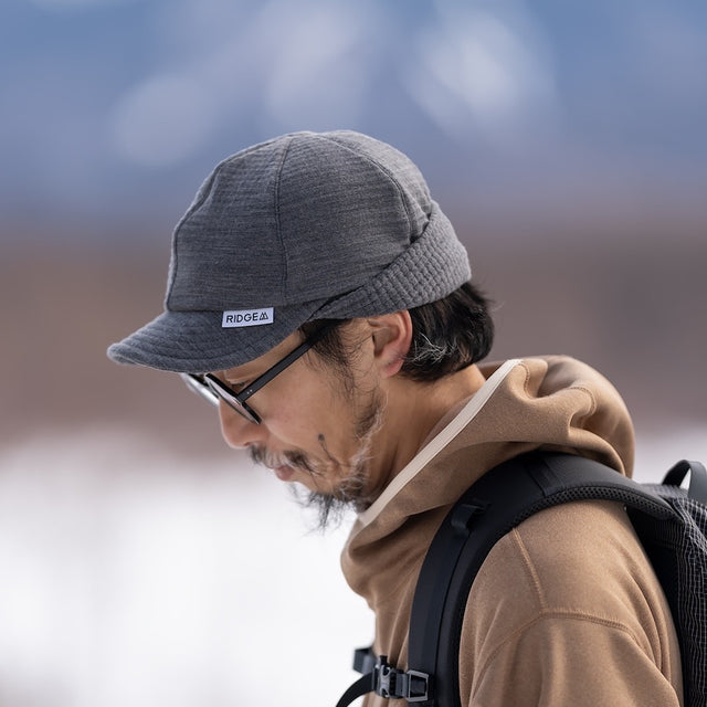 [20% OFF] RIDGE MOUNTAIN GEAR "Grid Merino Earmuff Cap"[送料¥250]