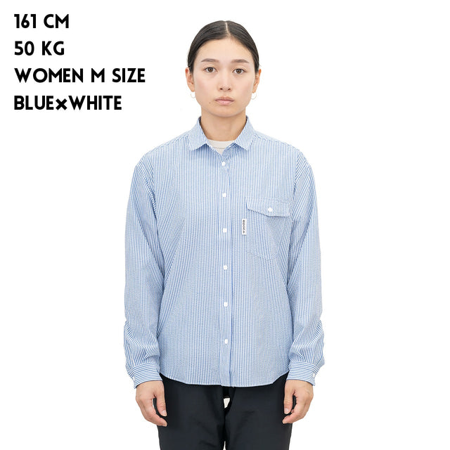 [30% OFF] RIDGE MOUNTAIN GEAR "Basic Long Sleeve Shirt - Stripe"  [送料250円]