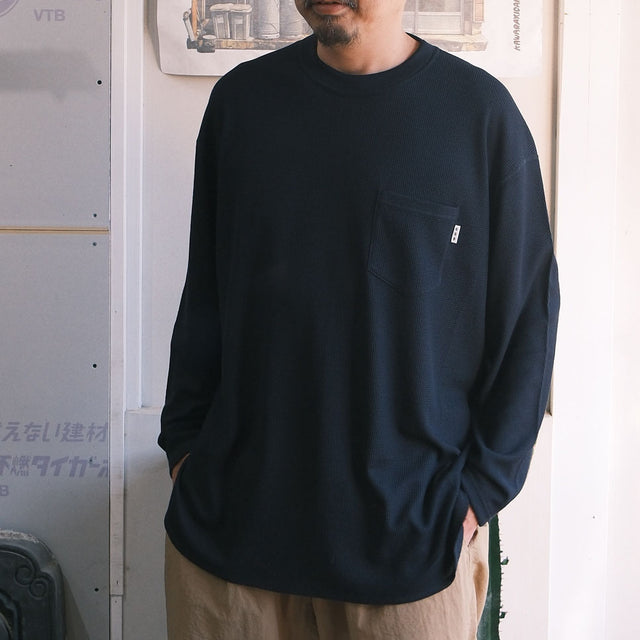 迷迭香 "AXIO WOOL WAFFLE TEE" [送料250円]