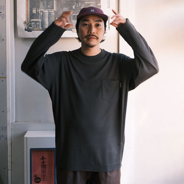 迷迭香 "AXIO WOOL WAFFLE TEE" [送料250円]
