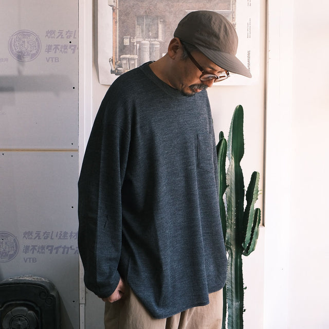 迷迭香 "AXIO WOOL WAFFLE TEE" [送料250円]