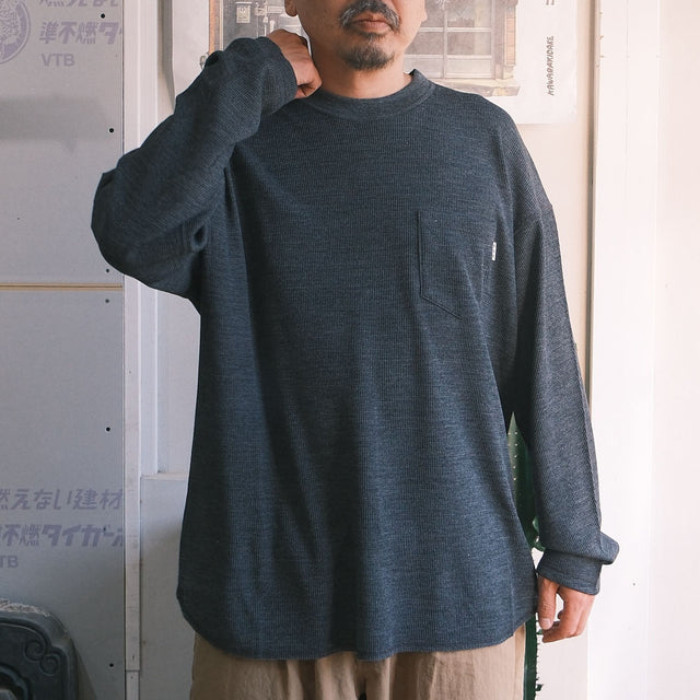迷迭香 "AXIO WOOL WAFFLE TEE" [送料250円]
