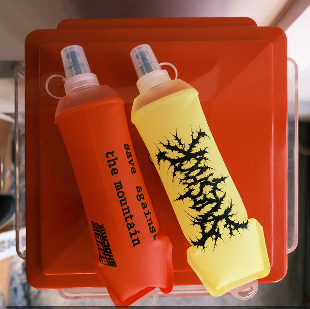 SAVE SHOCK "METALLIC LOGO SOFT FLASK"  [送料330円]