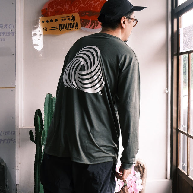 池尻ハイキングクラブ×瓦奇岳 "北からメリノ LONG SLEEVE" [送料250円]