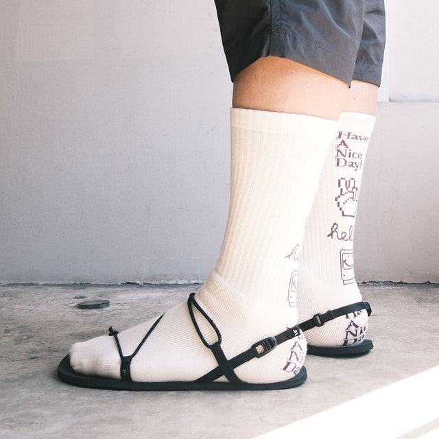morningsnacks "Hi! Socks" [送料250円]