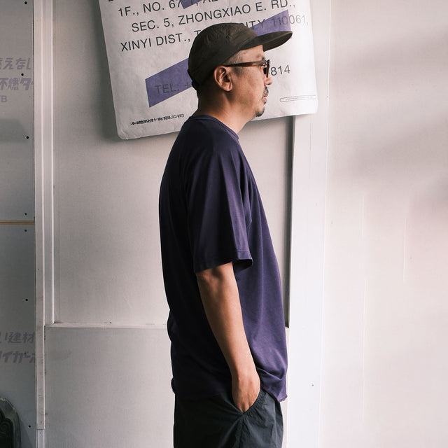 BAMBOO SHOOTS "MERINO WOOL 1/2 BASEBALL TEE -瓦奇岳別注PURPLE-"[送料250円]