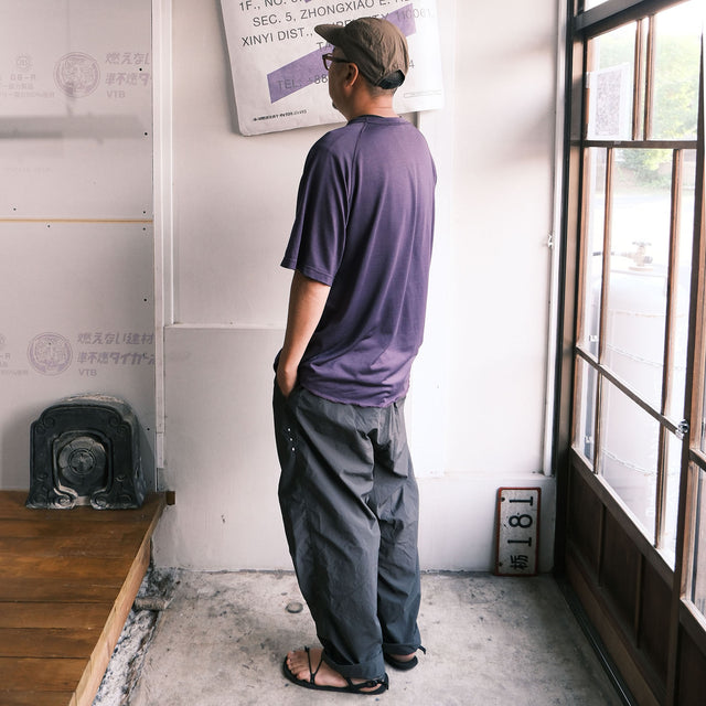 BAMBOO SHOOTS "MERINO WOOL 1/2 BASEBALL TEE -瓦奇岳別注PURPLE-"[送料250円]