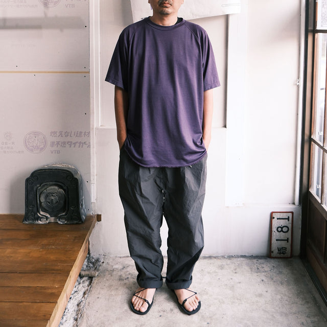 BAMBOO SHOOTS "MERINO WOOL 1/2 BASEBALL TEE -瓦奇岳別注PURPLE-"[送料250円]