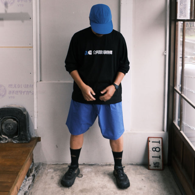 BAMBOO SHOOTS × 瓦奇岳 "MOUNTAIN HIKE SHORTS -ROYAL BLUE-" 6/28(sun.) 21時販売開始 [送料250円]