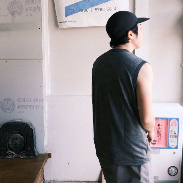 BAMBOO SHOOTS "MERINO WOOL SLEEVELESS TEE" [送料250円]