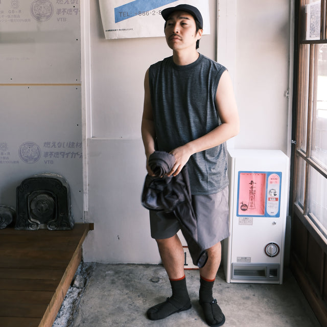 BAMBOO SHOOTS "MERINO WOOL SLEEVELESS TEE" [送料250円]