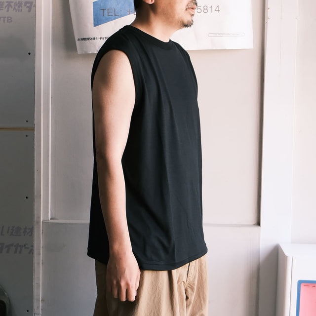 BAMBOO SHOOTS "MERINO WOOL SLEEVELESS TEE" [送料250円]