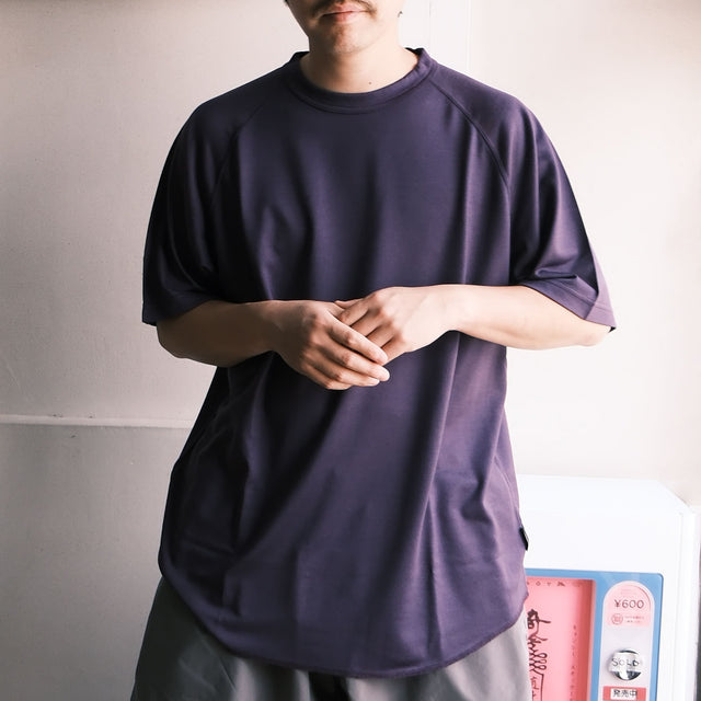BAMBOO SHOOTS "MERINO WOOL 1/2 BASEBALL TEE -瓦奇岳別注PURPLE-"[送料250円]