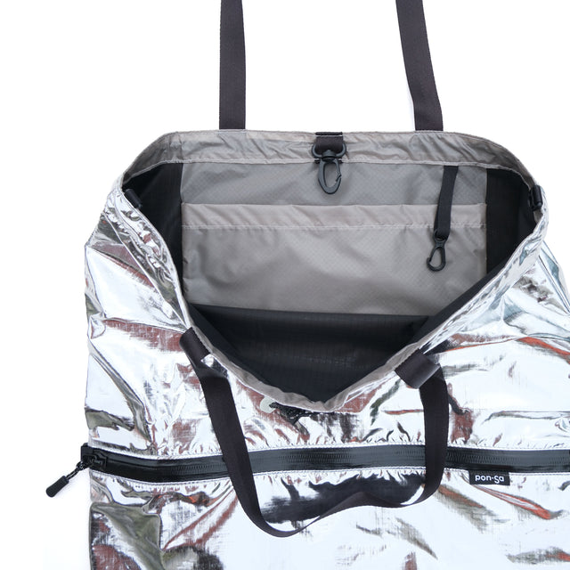 pon-sa WALKING GEAR "KANGAROO 5 way BAG SILVER METALIC w/ BAG FIT loop" [送料250円]
