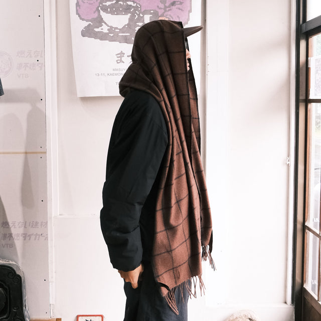 SEDAN ALL-PURPOSE "Cashmere Wool Grid Stole" [送料無料]　※10/31(Sat.) PM12:00 販売開始
