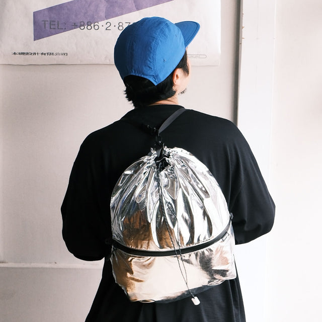 pon-sa WALKING GEAR "KANGAROO 5 way BAG SILVER METALIC w/ BAG FIT loop" [送料250円]