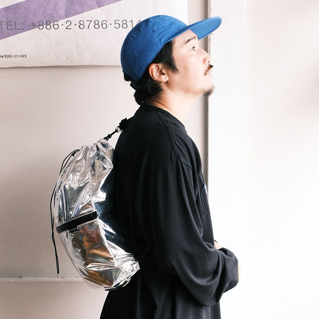 pon-sa WALKING GEAR "KANGAROO 5 way BAG SILVER METALIC w/ BAG FIT loop" [送料250円]