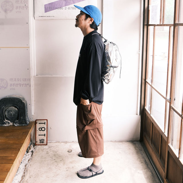 pon-sa WALKING GEAR "KANGAROO 5 way BAG SILVER METALIC w/ BAG FIT loop" [送料250円]