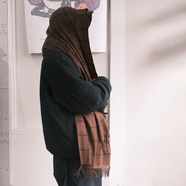SEDAN ALL-PURPOSE "Cashmere Wool Grid Stole" [送料無料]　※10/31(Sat.) PM12:00 販売開始