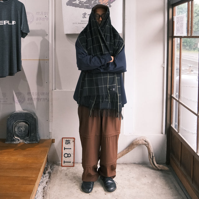 SEDAN ALL-PURPOSE "Cashmere Wool Grid Stole" [送料無料]　※10/31(Sat.) PM12:00 販売開始