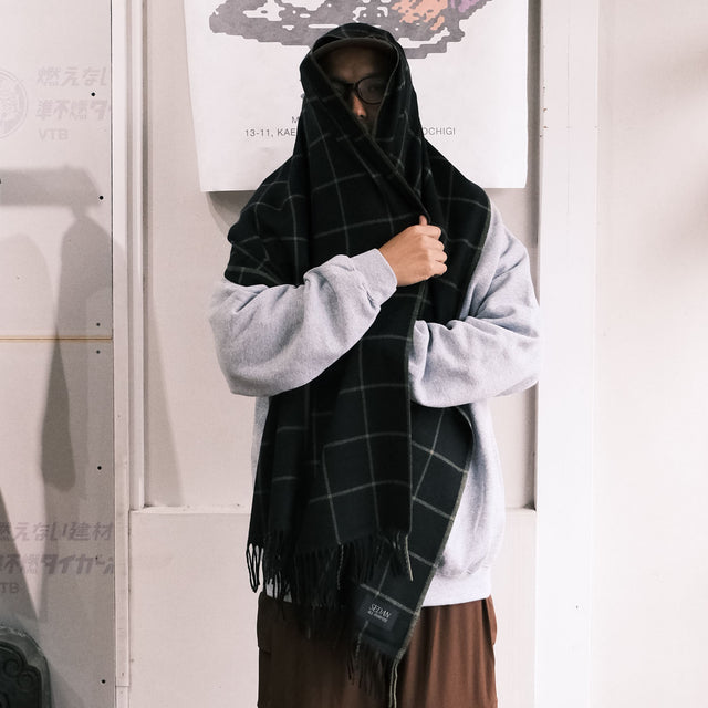 SEDAN ALL-PURPOSE "Cashmere Wool Grid Stole" [送料無料]　※10/31(Sat.) PM12:00 販売開始