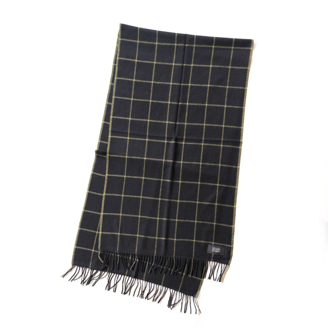 SEDAN ALL-PURPOSE "Cashmere Wool Grid Stole" [送料無料]　※10/31(Sat.) PM12:00 販売開始