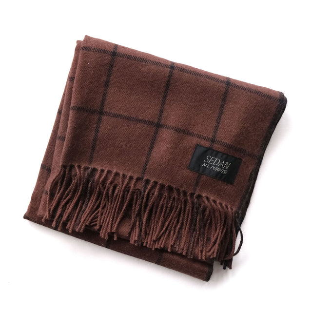 SEDAN ALL-PURPOSE "Cashmere Wool Grid Stole" [送料無料]　※10/31(Sat.) PM12:00 販売開始