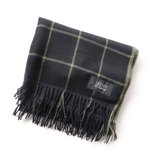 SEDAN ALL-PURPOSE "Cashmere Wool Grid Stole" [送料無料]　※10/31(Sat.) PM12:00 販売開始