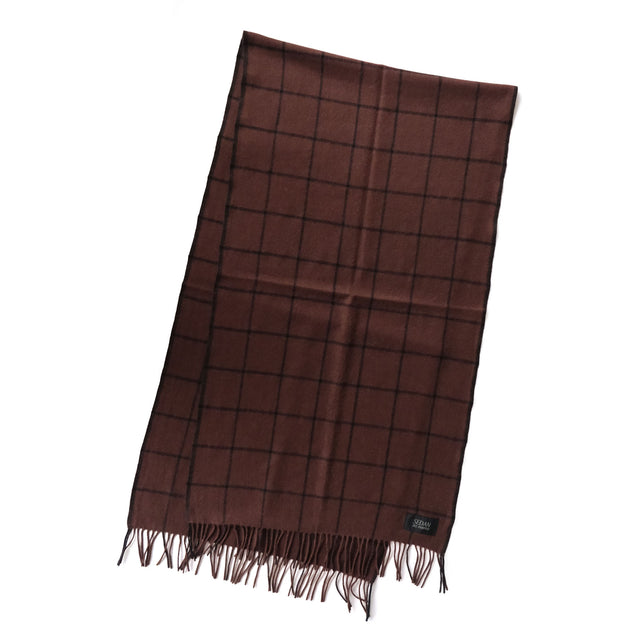 SEDAN ALL-PURPOSE "Cashmere Wool Grid Stole" [送料無料]　※10/31(Sat.) PM12:00 販売開始