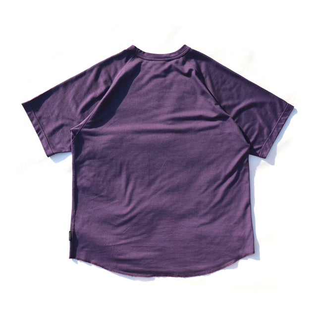 BAMBOO SHOOTS "MERINO WOOL 1/2 BASEBALL TEE -瓦奇岳別注PURPLE-"[送料250円]