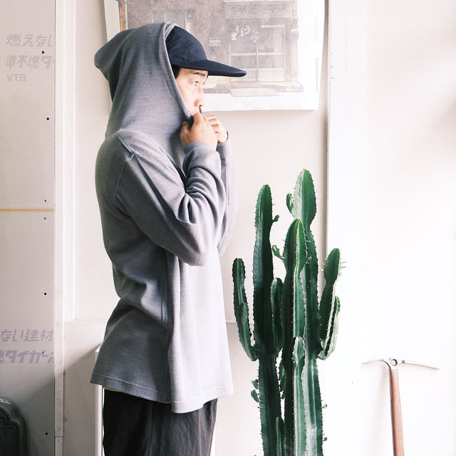 BAMBOO SHOOTS "MERINO WOOL LONG SLEEVE HOODIE" [送料250円]