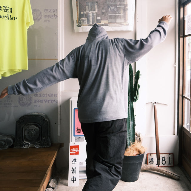 BAMBOO SHOOTS "MERINO WOOL LONG SLEEVE HOODIE" [送料250円]