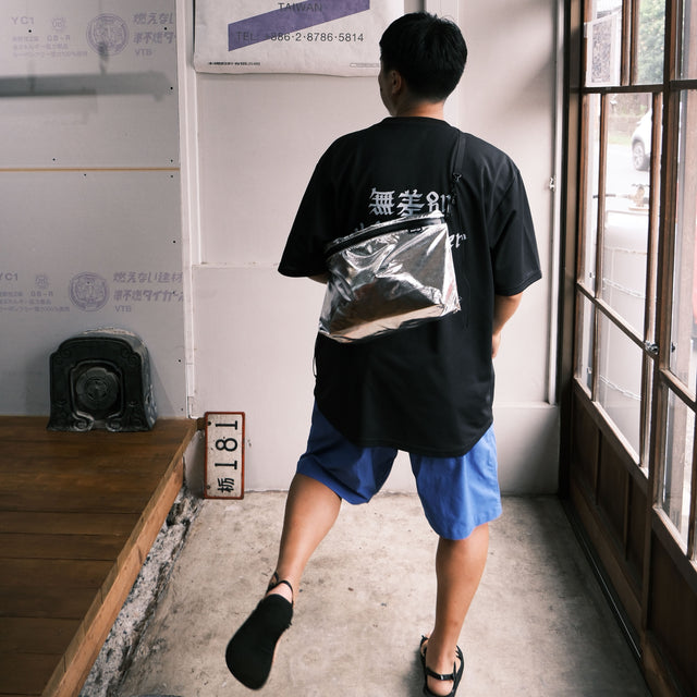 pon-sa WALKING GEAR "KANGAROO 5 way BAG SILVER METALIC w/ BAG FIT loop" [送料250円]