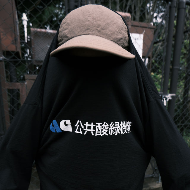 公共酸緑機構 "merinowool L/S TEE"  [送料250円]