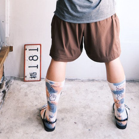 morningsnacks × 瓦奇岳 "Hi! Socks -KNICKS-" [送料250円]