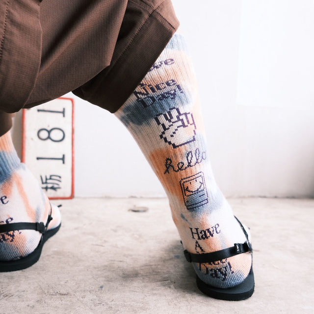 morningsnacks × 瓦奇岳 "Hi! Socks -KNICKS-" [送料250円]