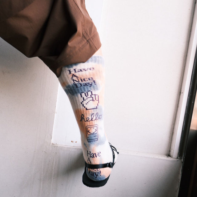 morningsnacks × 瓦奇岳 "Hi! Socks -KNICKS-" [送料250円]