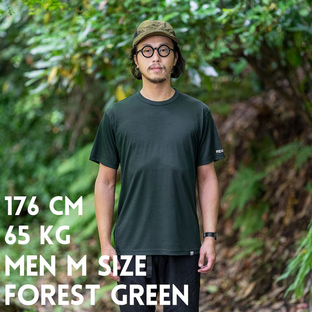 RIDGE MOUNTAIN GEAR "Merino Basic Tee Short Sleeve" [Men] [送料250円]