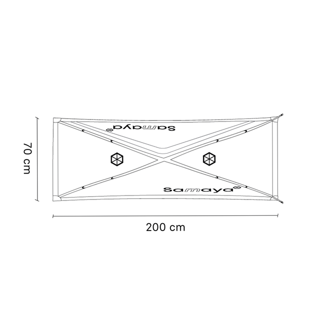 samaya radical1 自作フットプリント付 SAMAYA / RADICAL1 samaya radical1 自作フットプリント付 SAMAYA / RADICAL1